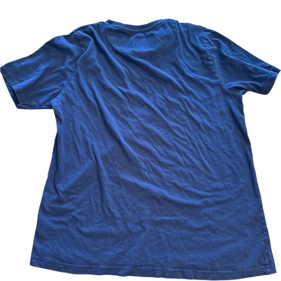 5/$25 Classic Navy Tee with Floral Accent Pocket - Picture 5 of 5